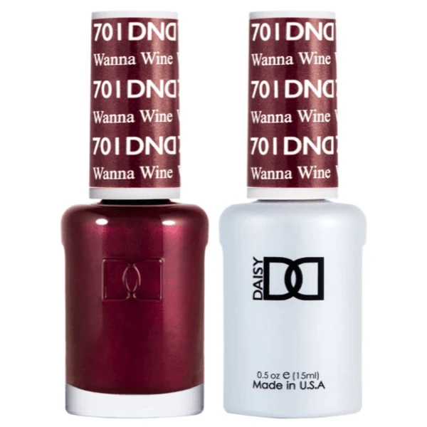 DND Daisy Gel Duo - Wanna Wine #701