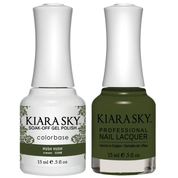 Kiara Sky Gel + Matching Lacquer - Hush Hush #548