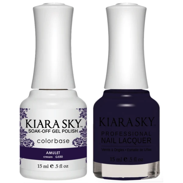 Kiara Sky Gel + Matching Lacquer - Amulet #550