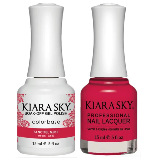Kiara Sky Gel + Matching Lacquer - Fanciful Muse #553