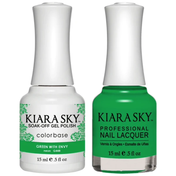 Kiara Sky Gel + Matching Lacquer - Green With Envy #448