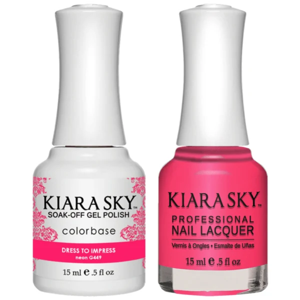 Kiara Sky Gel + Matching Lacquer - Dress To Impress #449