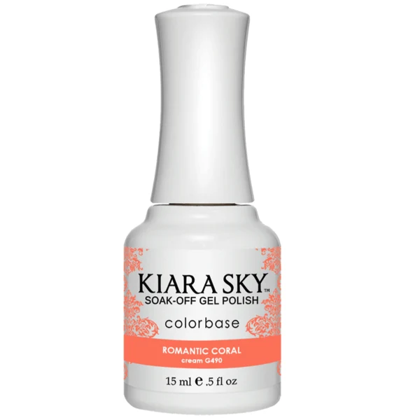Kiara Sky Gel Polish - Romantic Coral #G490
