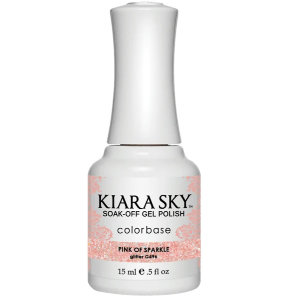 Kiara Sky Gel Polish - Pinking of Sparkle #G496