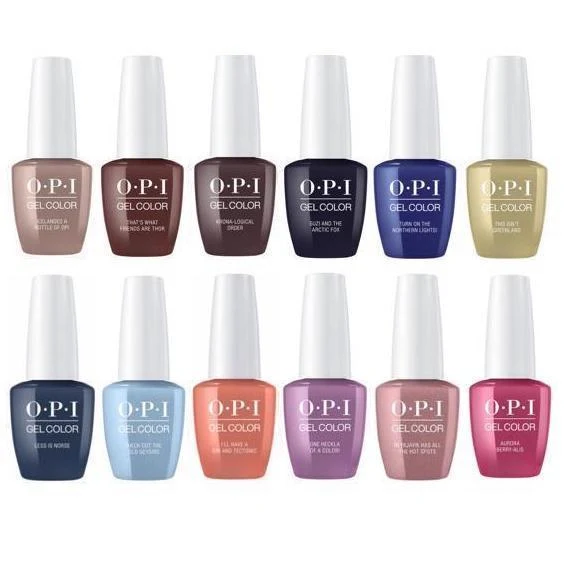 OPI GelColor Fall 2017 Iceland Collection Set Of 12