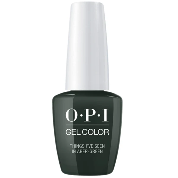 OPI GelColor Things I've Seen In Aber-Green #U15