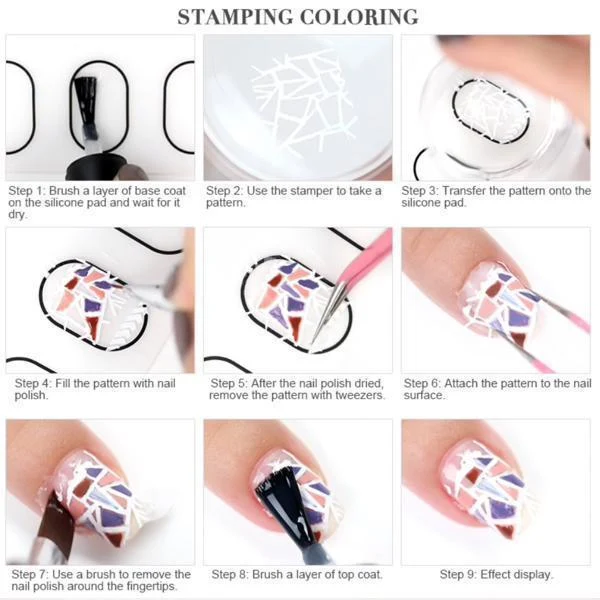 Born Pretty - Silicone Stamping Mat with box #39626 + #38424