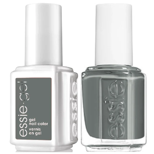 Essie Gel Serene Slate #687G + Matching Lacquer Serene Slate #687