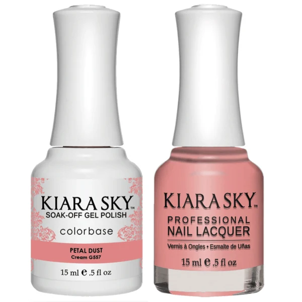 Kiara Sky Gel + Matching Lacquer - Petal Dust #557
