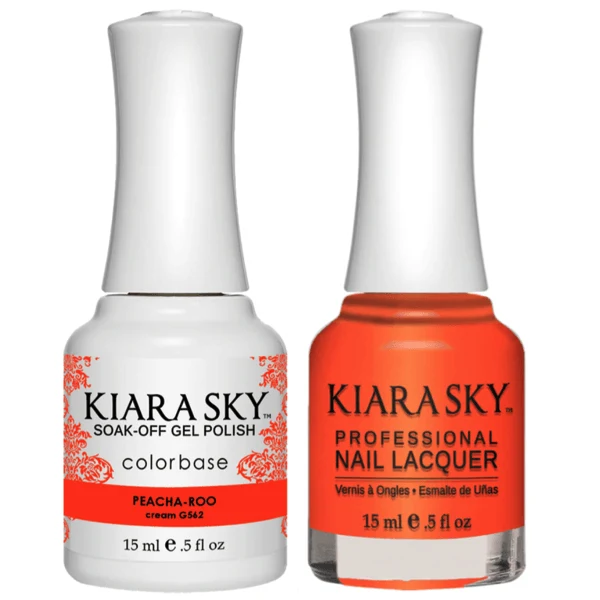 Kiara Sky Gel + Matching Lacquer - Peach-A-Roo #562