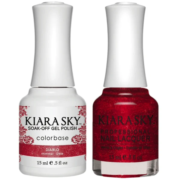 Kiara Sky Gel + Matching Lacquer - Diablo #456