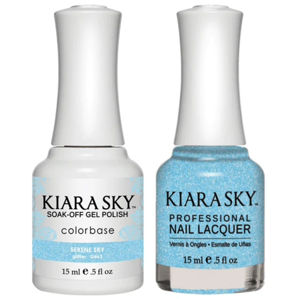 Kiara Sky Gel + Matching Lacquer - Serene Sky #463