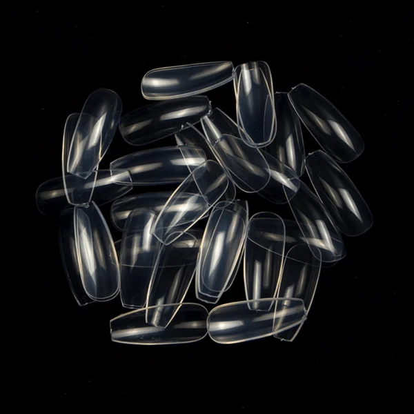 Ballerina Coffin Acrylic Nail Tips 600pcs/bag