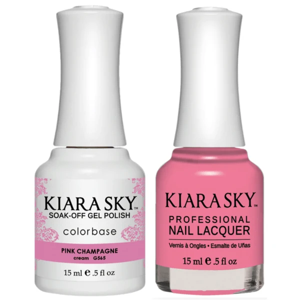 Kiara Sky Gel + Matching Lacquer - Pink Champagne #565