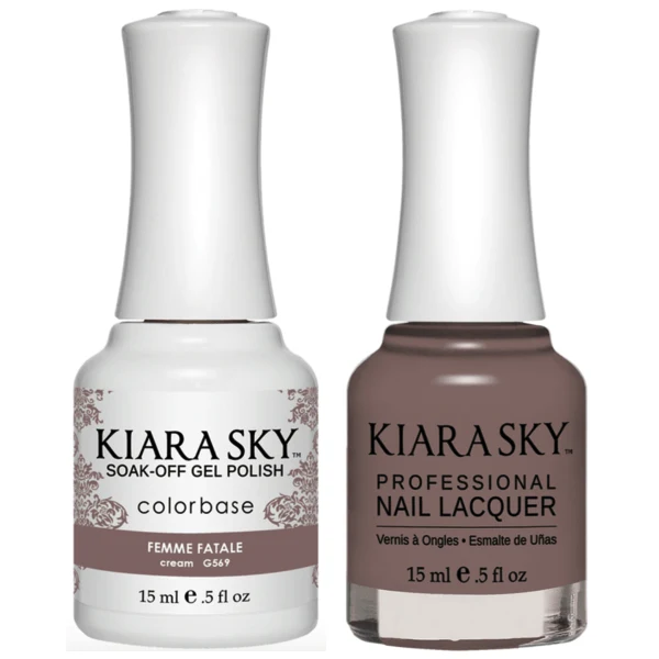 Kiara Sky Gel + Matching Lacquer - Femme Fatale #569