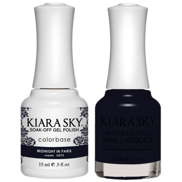 Kiara Sky Gel + Matching Lacquer - Midnight In Paris #572