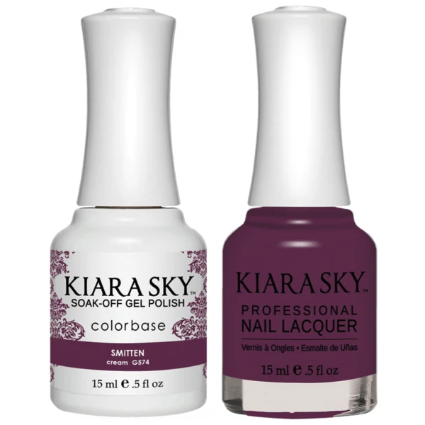 Kiara Sky Gel + Matching Lacquer - Smitten #574