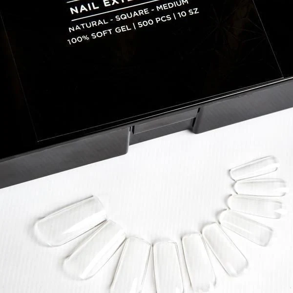 Aprés Nail Gel-X Nail Extensions - Natural Square Medium