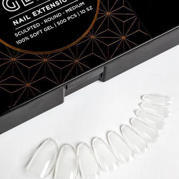 Aprés Nail Gel-X Nail Extensions - Sculpted Round Medium