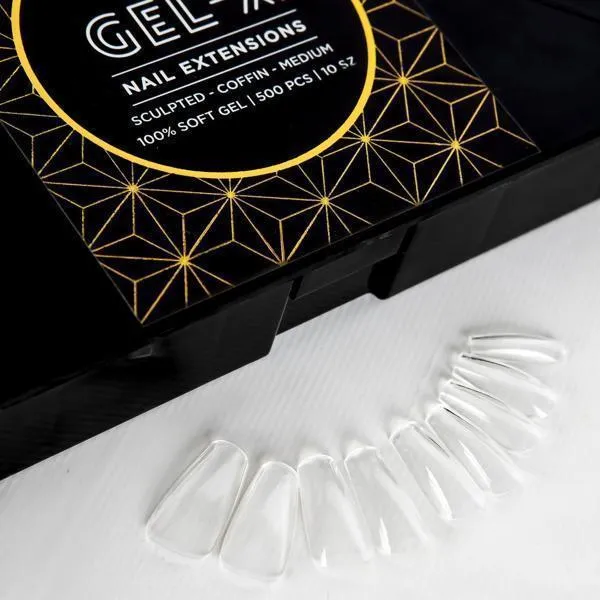 Aprés Nail Gel-X Nail Extensions - Sculpted Coffin Medium