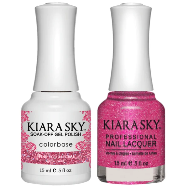 Kiara Sky Gel + Matching Lacquer - I Pink You Anytime #478