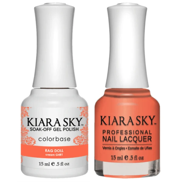 Kiara Sky Gel + Matching Lacquer - Rag Doll #481