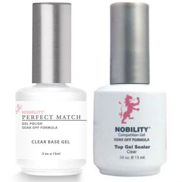 LeChat Nobility Clear Base Gel + Top Gel Sealer