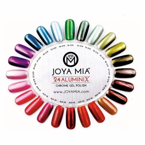 Joya Mia Aluminix - Collection #2 Set of 24 Chrome Gels