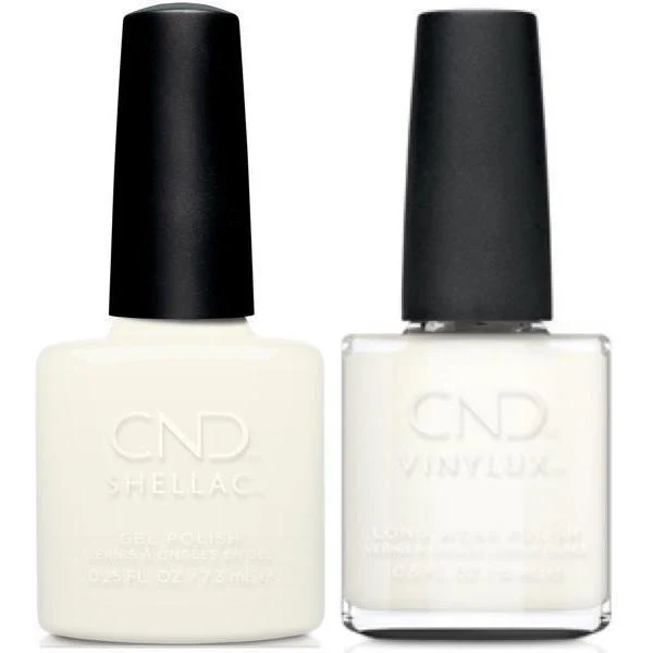 CND Creative Nail Design Vinylux + Shellac White Wedding