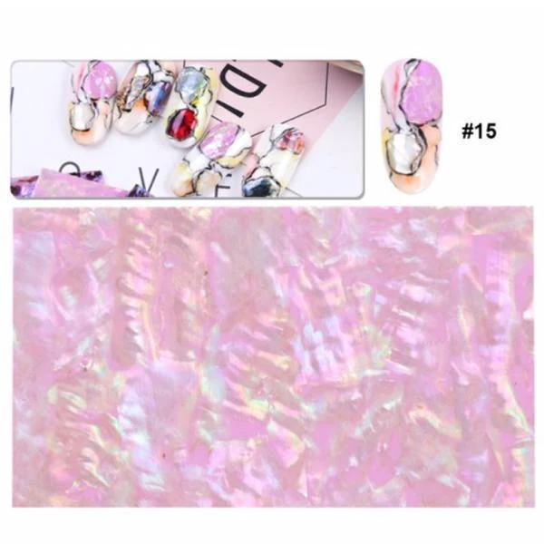 Full Beauty - Holographic Seashell Mermaid Marble Decal Wraps