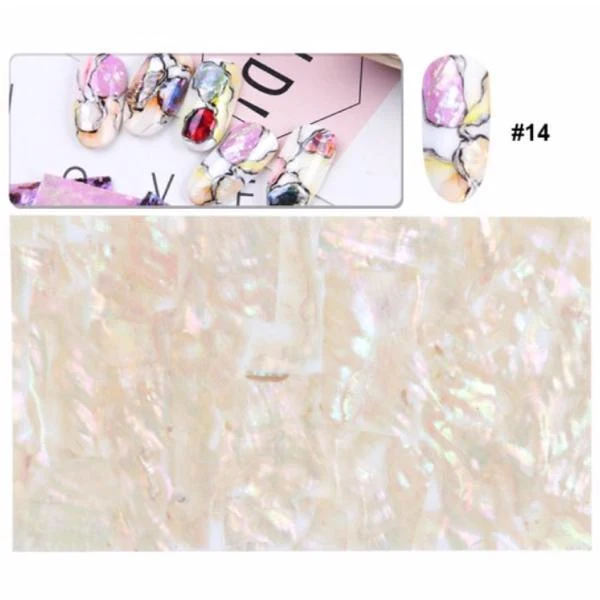 Full Beauty - Holographic Seashell Mermaid Marble Decal Wraps