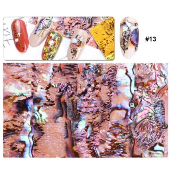 Full Beauty - Holographic Seashell Mermaid Marble Decal Wraps