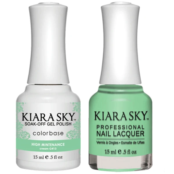 Kiara Sky Gel + Matching Lacquer - High Mintenance #413