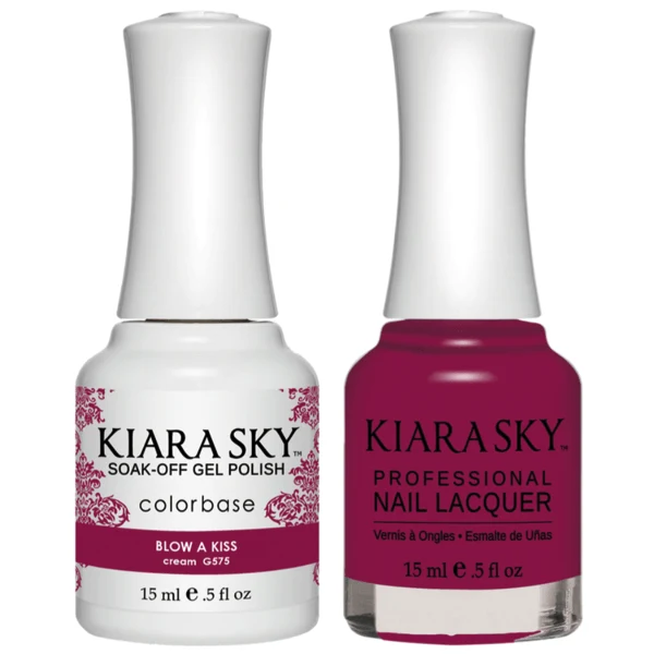 Kiara Sky Gel + Matching Lacquer - Blow A Kiss #575