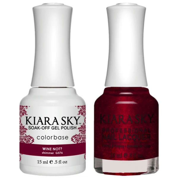 Kiara Sky Gel + Matching Lacquer - Wine Not? #576