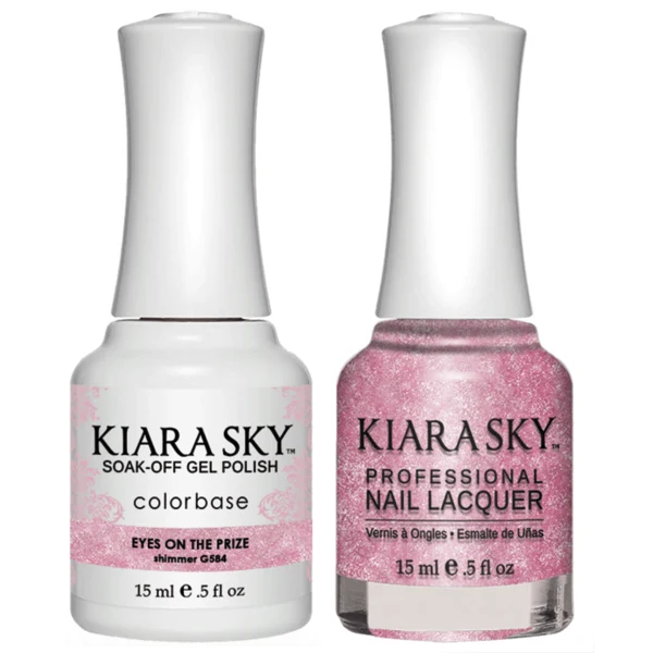 Kiara Sky Gel + Matching Lacquer - Eyes On The Prize #584