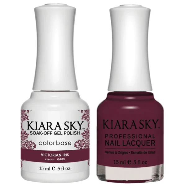 Kiara Sky Gel + Matching Lacquer - Victorian Iris #483