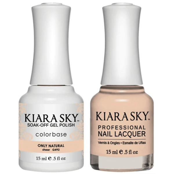 Kiara Sky Gel + Matching Lacquer - Only Natural #492
