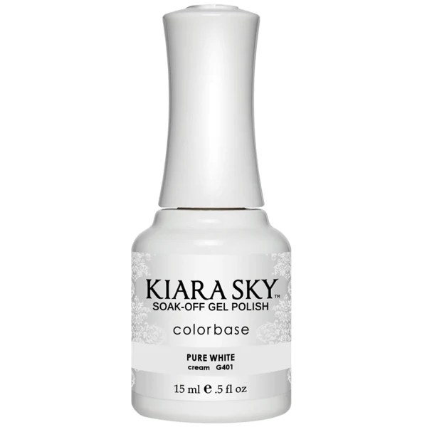 Kiara Sky Gel Polish - Pure White #G401