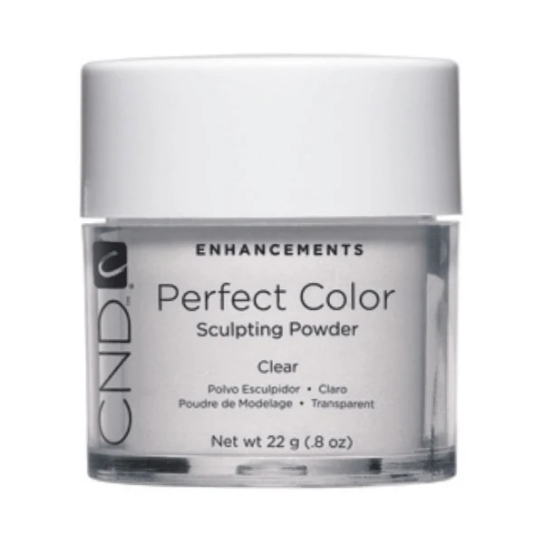 CND Sculpting Powder Clear Transparent 0.8 oz WHITE CAP