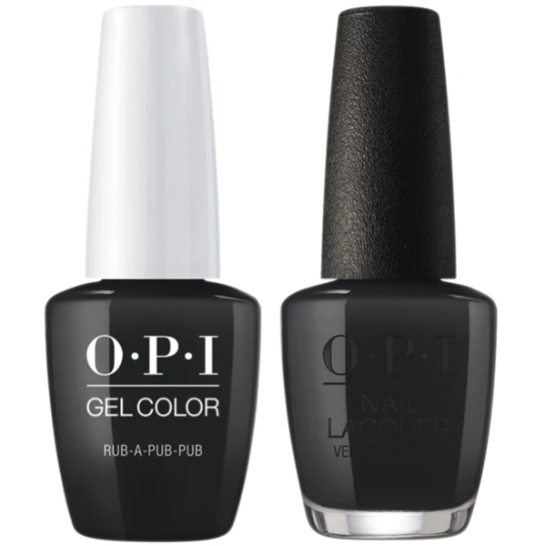 OPI GelColor + Matching Lacquer Rub-A-Pub-Pub #U18