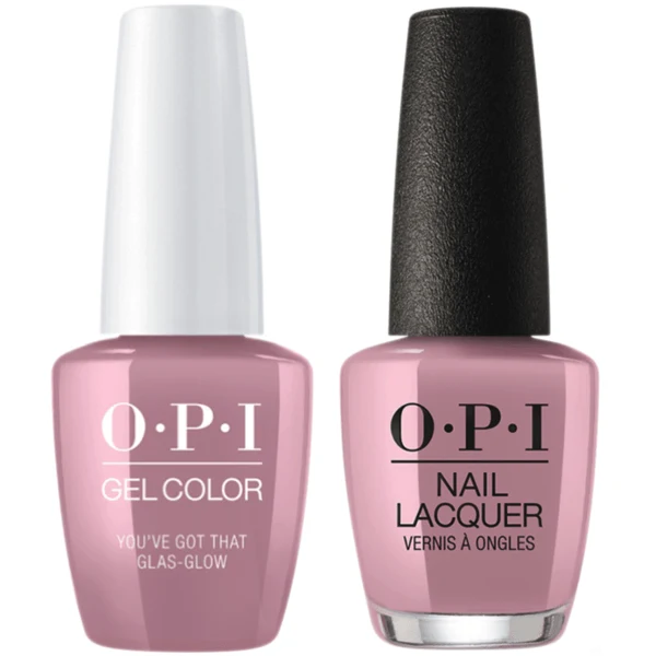 OPI GelColor + Matching Lacquer You've Got That Glas-Glow #U22