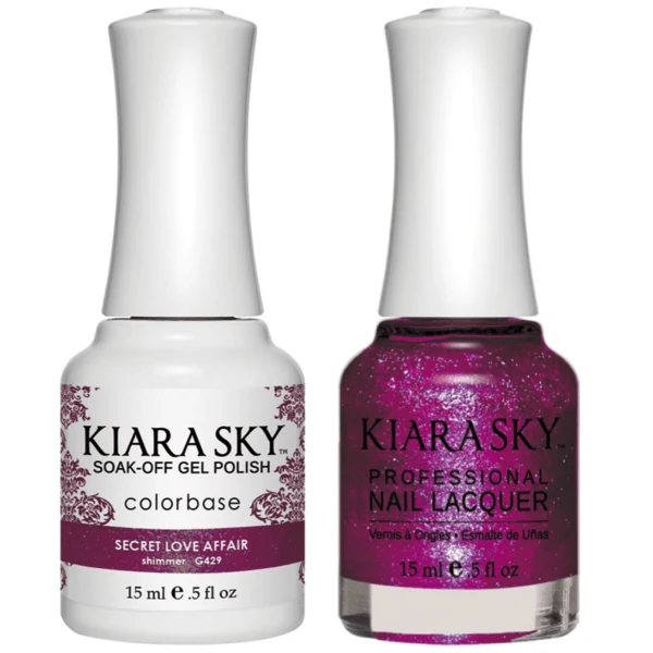 Kiara Sky Gel + Matching Lacquer - Secret Love Affair #429