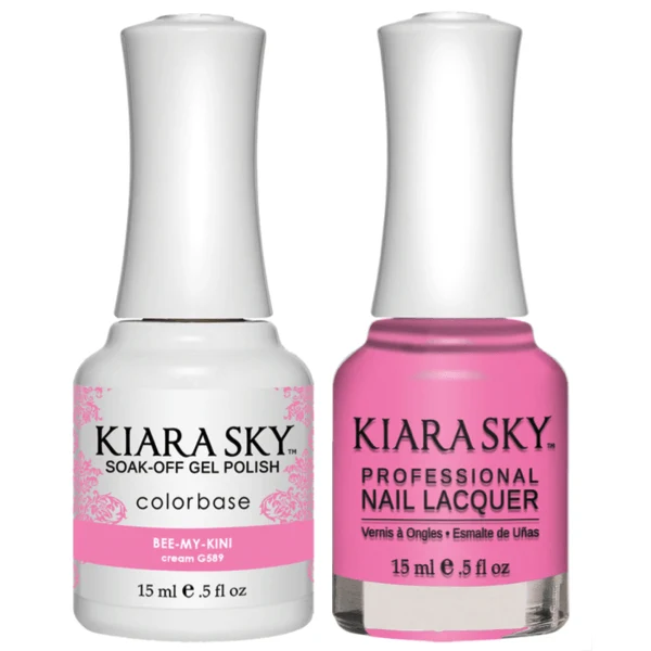 Kiara Sky Gel + Matching Lacquer - Bee-My-Kini #589