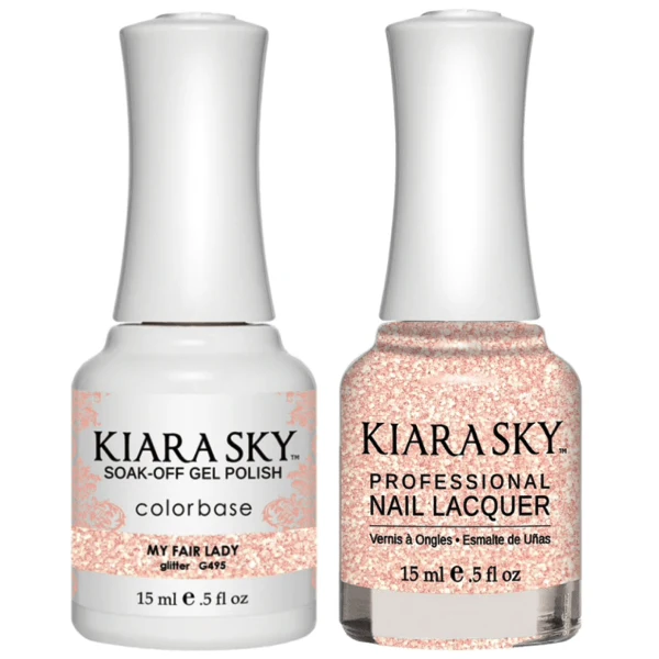 Kiara Sky Gel + Matching Lacquer - My Fair Lady #495