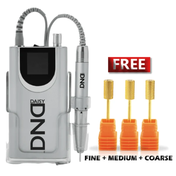 DND Daisy Nail File Drill 35000 RPM SILVER