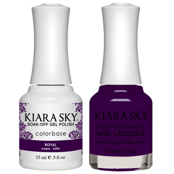 Kiara Sky Gel + Matching Lacquer - Royal #596
