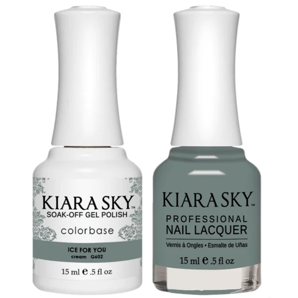 Kiara Sky Gel + Matching Lacquer - Ice For You #602