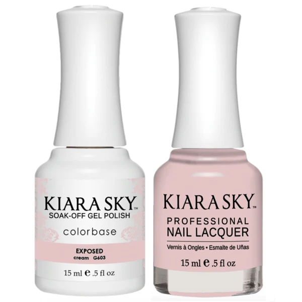 Kiara Sky Gel + Matching Lacquer - Exposed #603
