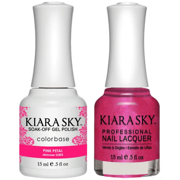 Kiara Sky Gel + Matching Lacquer - Pink Petal #503